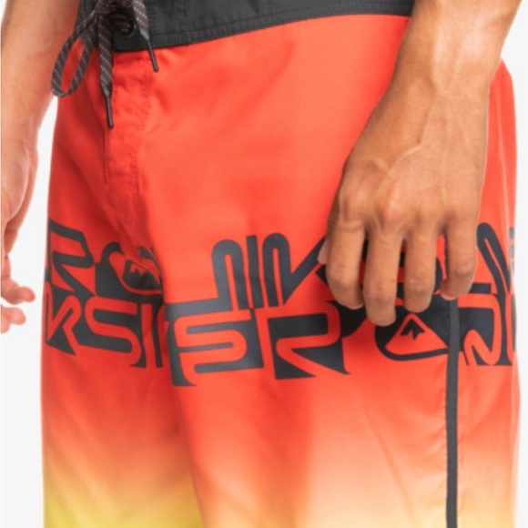 QUIKSILVER SIZE 38 Everyday Scallop 19" Boardshorts .Style EQYBS04678 color Mkz6 - Picture 11 of 12